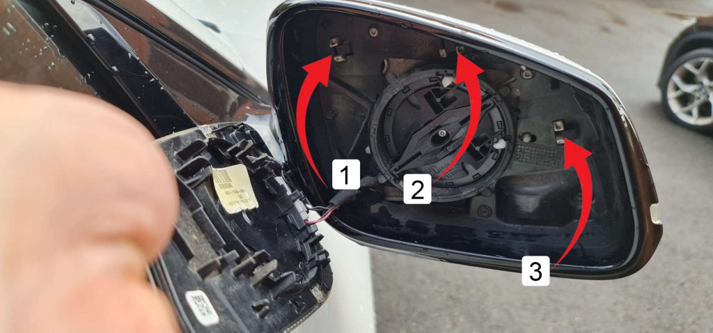 BMW Wing Mirror Cover Removal