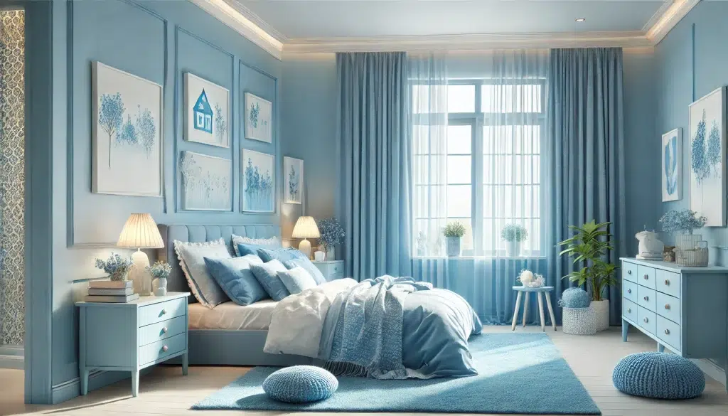 Blue Bedroom colour that helps you sleep (1)