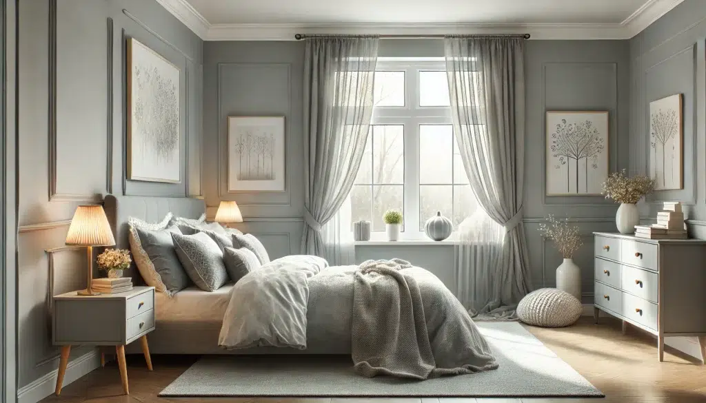 Grey Bedroom colour that helps you sleep (2)